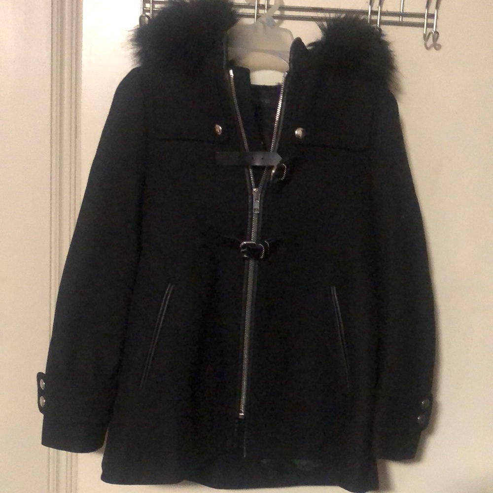 Zara woman hooded coat